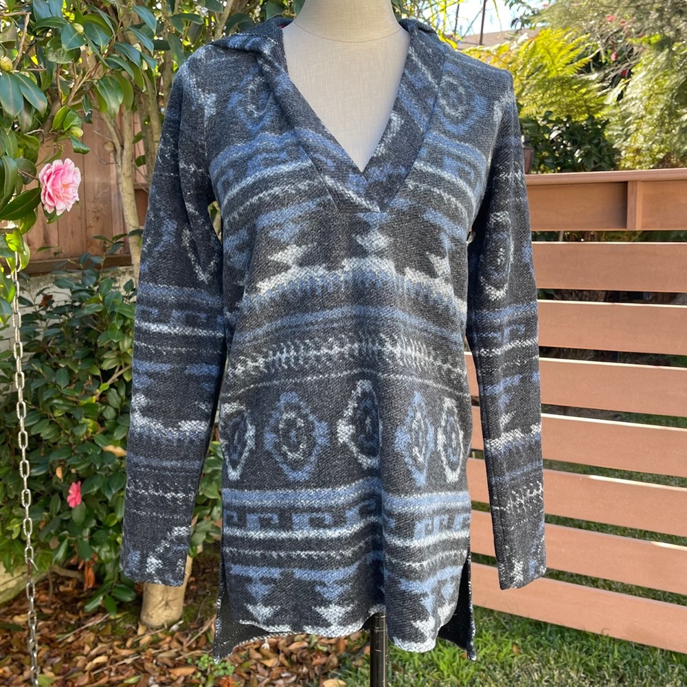 Sol Angeles Aztec Fleece Baja Hoodie